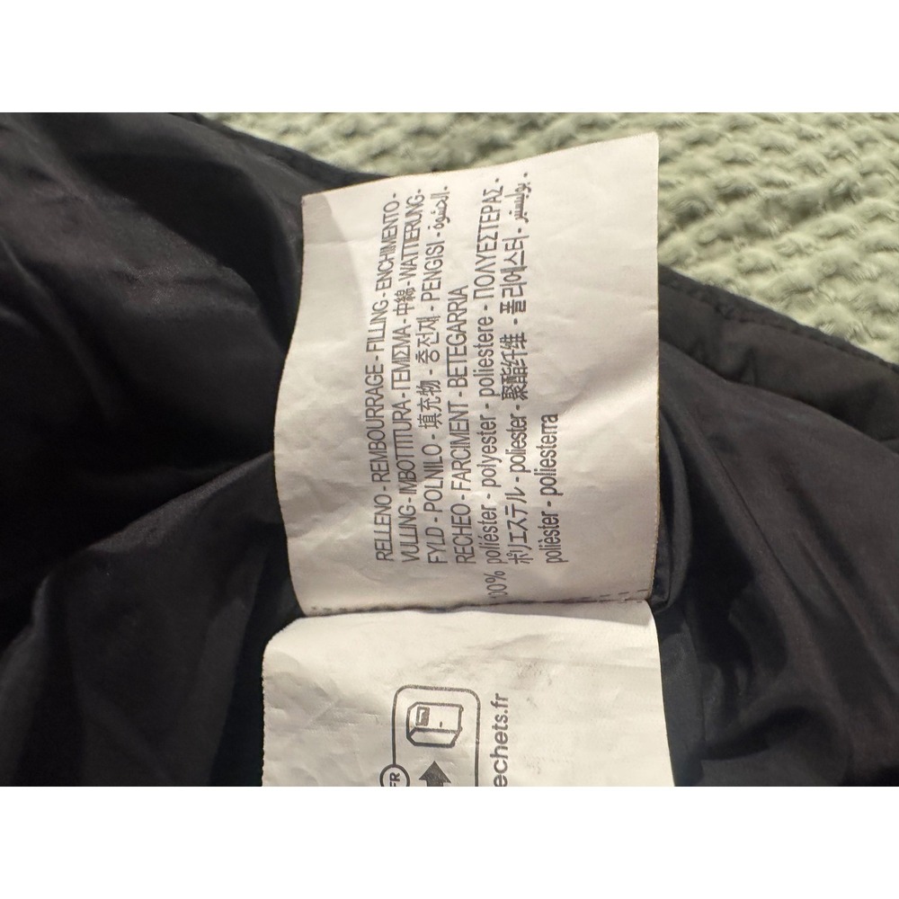 Zara Black Puffer oversized Vest Full Zip Quilted Sleeveless Jacket. Size XL - Picture 7 of 10